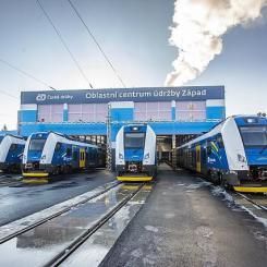 Tågdepå för České dráhy i Plzeň-regionen Foto: Michal Málek / České dráhy
