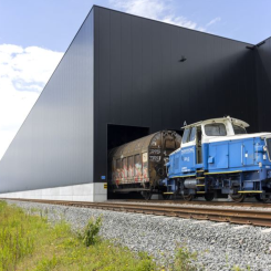 Westermans nya multimodala, terminal i Malmös hamn hanteras volymer för såväl import som export. Foto: Westerman Multimodal Logistics