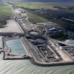 Fehmarn Bält-förbindelsen kommer att förändra transportlogistiken mellan Sverige och Tyskland. Foto: Fehmern A/S