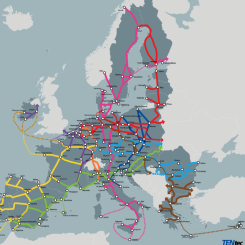 Europarådet har gett sitt slutgiltiga godkännande av transportkorridoren TNT. Karta: TNT Tec