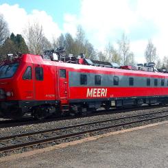 Spårmätningsvagnen Meeri i Torneå, Finland. Foto: Wikipedia Common, kredit: Methem (Mikko J. Putkonen)