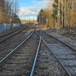 Järnvägen i området kommer att vara avstängt under arbetsperioden. Foto: Trafikverket
