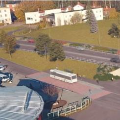 Nu pågår byggnation av delsträcka 2 genom Mora. Foto: Trafikverket