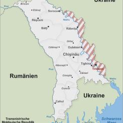 Transnistrien (sträckad) och Republiken Moldavien. Wikipedia-Karta. Detaljer om tillstånd
CC-BY-SA 2.0.
