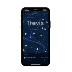 Travis är en smart reseplanerare där kollektivtrafik, bildelning, elsparkcyklar och taxi kopplas samman med både reseinformation och on demand-tjänster i realtid. Foto: Pressbild Nobina