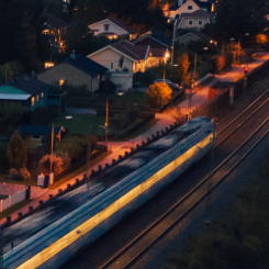 Sträckan Flemingsberg-Järna får kapacitetshöjande åtgärder genom reparation och upprustning av fyra tunnlar 2024-2027. Foto: Trafikverket