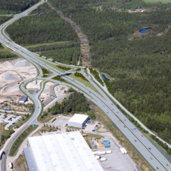 Uppdraget omfattar förfrågningsunderlag för totalentreprenad för trafikplatserna Djupdalen och Slätmossen. Foto: Semcon