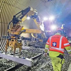 Trots ökade ansträngningar för att upprätthålla och förbättra infrastrukturen, står Bane NOR inför växande utmaningar. Dels på grund av åldrande anläggningar och dels på grund av klimatförändringarnas påverkan som kräver omfattande och kostsamma investeringar för att järnvägssystemet ska kunna stå emot extremväder och ökade nederbördsmängder. Detta är särskilt akut eftersom flera incidenter under det senaste året har visat på sårbarheten i det nuvarande systemet. Foto. Bane NOR