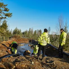 Bild från ett av infiltrationsförsök i området. Foto: Vakin