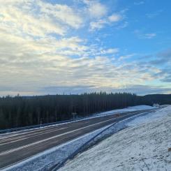 Väg 63 förbifart Hjulsjö 2 Foto: Trafikverket