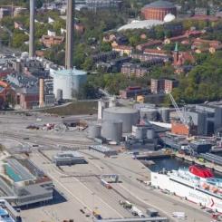 I Värtan ska den västra bangården byggas om för att öka kapaciteten och möjliggöra en stängning av den östra bangården. Foto: Trafikverket