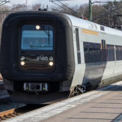 Banarbeten påverkar tågtrafiken i påsk. Foto: Hallandstrafiken
