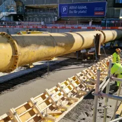 Centralens tunnel helt färdiggjuten. Foto: Trafikverket
