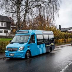 Buss on demand testas i Kinna, Skene och Örby. Foto: Eddie Löthman