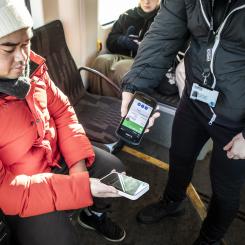 Antalet kontroller ökar i hela Göteborgsregionen. Foto: Västtrafik