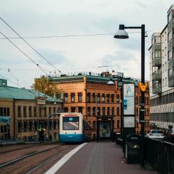 Spårvagn i Majorna. Foto: edvin johansson/unsplash