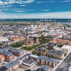 Grönt ljus för ny dubbelledning mellan Hällmyran och Hertsöfältet i Luleå. Foto: Vattenfall