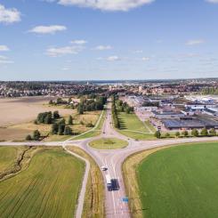 Drönarvy. Foto: Kristinehamns kommun