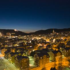Vintervy Örnsköldsvik. Pressfoto: Örnsköldsvik kommun