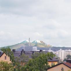 Den nya toppen skulle även kunna skapa möjligheter för fler internationella skidtävlingar i Stockholm. Visionsbild: Centerpartiet