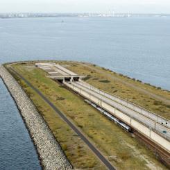60 miljoner danska kronor har avsatts för stormflodssäkring av Öresundsförbindelsen. Foto: Öresundsbrokonsortiet